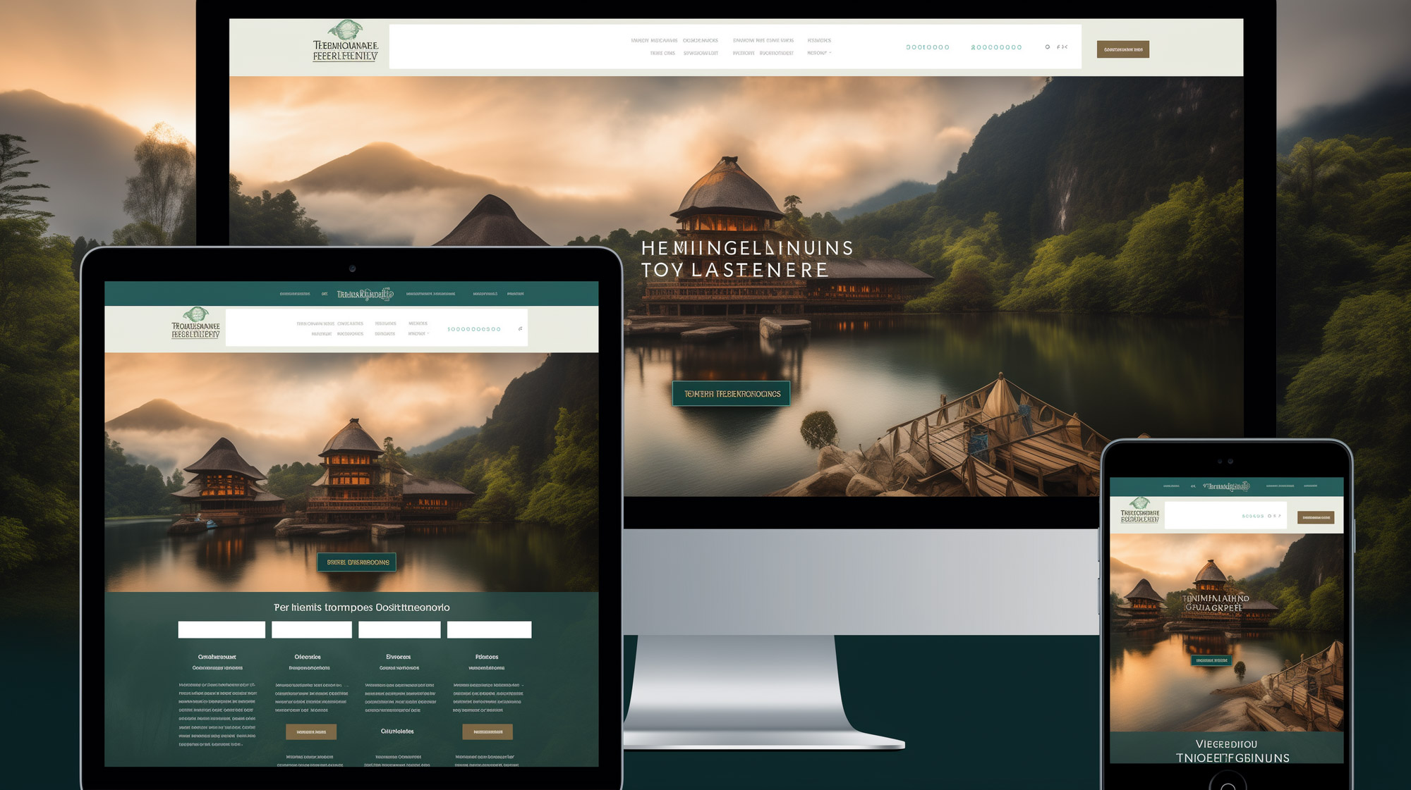 Tourism website design