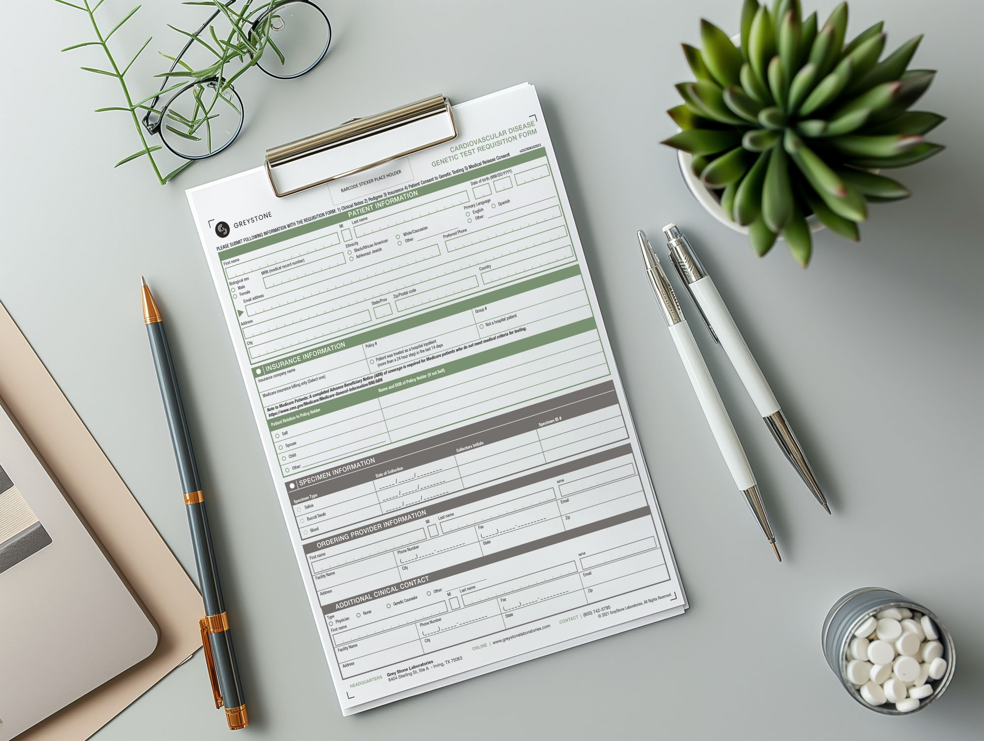 Medical Requisition Forms Design studio